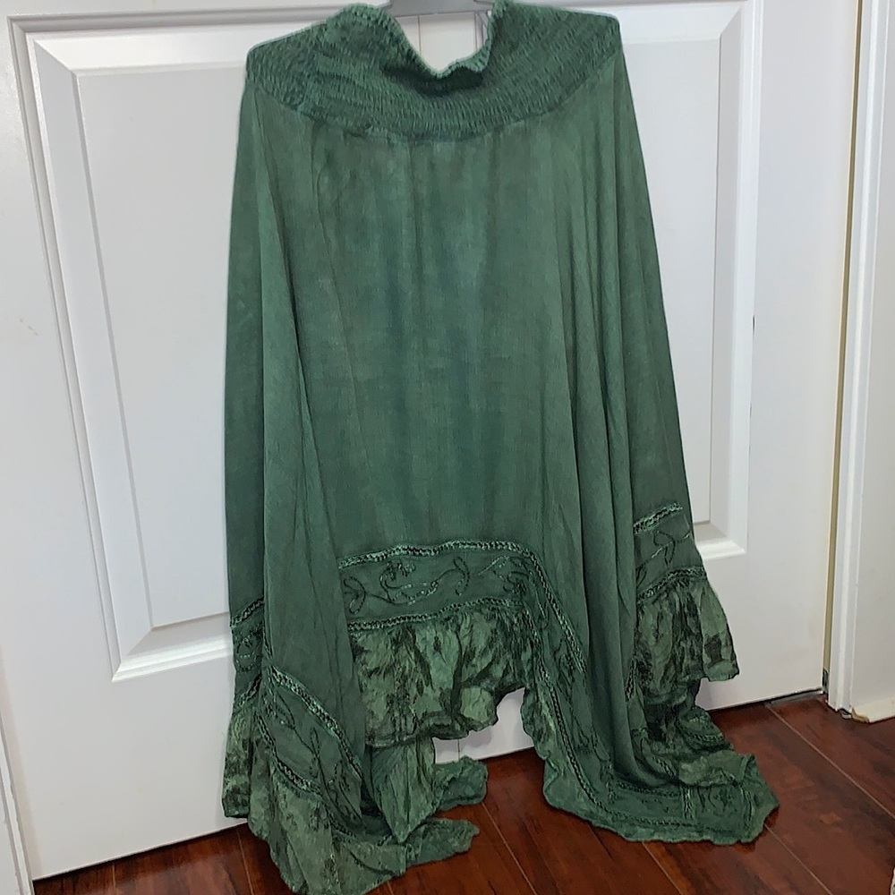 Embroidered Midi Skirt (worn a couple times)